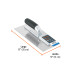 Llana 11" canto recto, 10 remaches,mango Comfort Grip,TRUPER