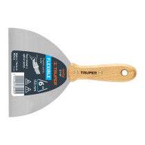 Espátula flexible 6" con mango de madera, TRUPER