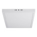 Luminario LED plafón 24W 6500K, cuadrado, blanco, VOLTECK