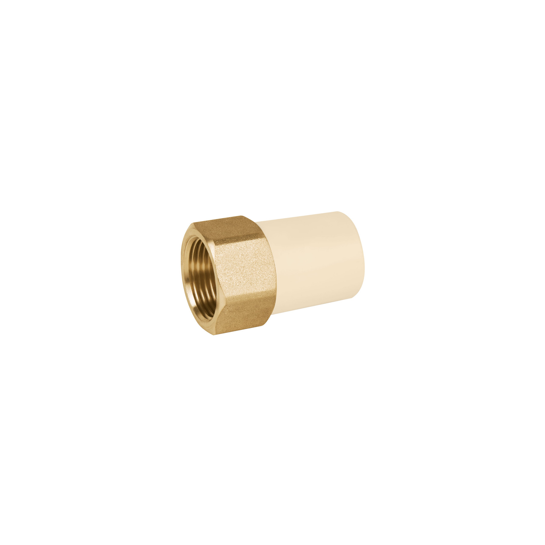 Adaptadores hembra de CPVC, con inserto de latón