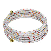 Manguera para gas, aluminio, 3/8" flare, 500 cm, FOSET BASIC