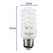 Lámpara espiral mini T2 11 W luz de día en blíster, VOLTECK