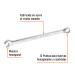 Llave combinada extralarga 5/16" x 145 mm de largo, EXPERT