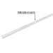 Cremallera doble blanca para ménsulas planas, 2m, FIERO