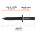 Cuchillo táctico de monte 8", TRUPER