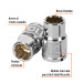 Dado de 10 mm, 12 puntas, cuadro 3/8", TRUPER