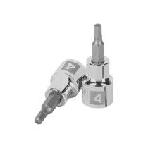 Dado punta hexagonal de 4 mm, cuadro 3/8", TRUPER