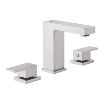 Mezcladora para lavabo taladros separados, satín, FOSET KUBO