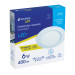 Luminario LED plafón 6W 6500K ultradelgado redondo, VOLTECK