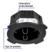 Bote integral de 8 cm, aro interno de 11 cm, VOLTECK