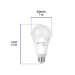 Foco LED 16W (100W) A22, 3000K blanca cálida, 1550 lm, BASIC
