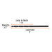 Broca HSS 3/32" Trublack para metal, TRUPER