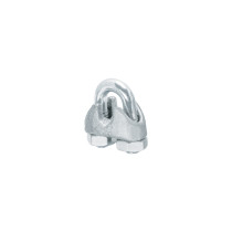 Bolsa c/50 nudos (perros) de hierro p/cable de 3/16", FIERO