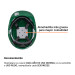 Casco de seguridad ala ancha, verde, TRUPER