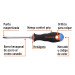 Desarmador de cruz 1/4" x 4" mango Comfort Grip, TRUPER