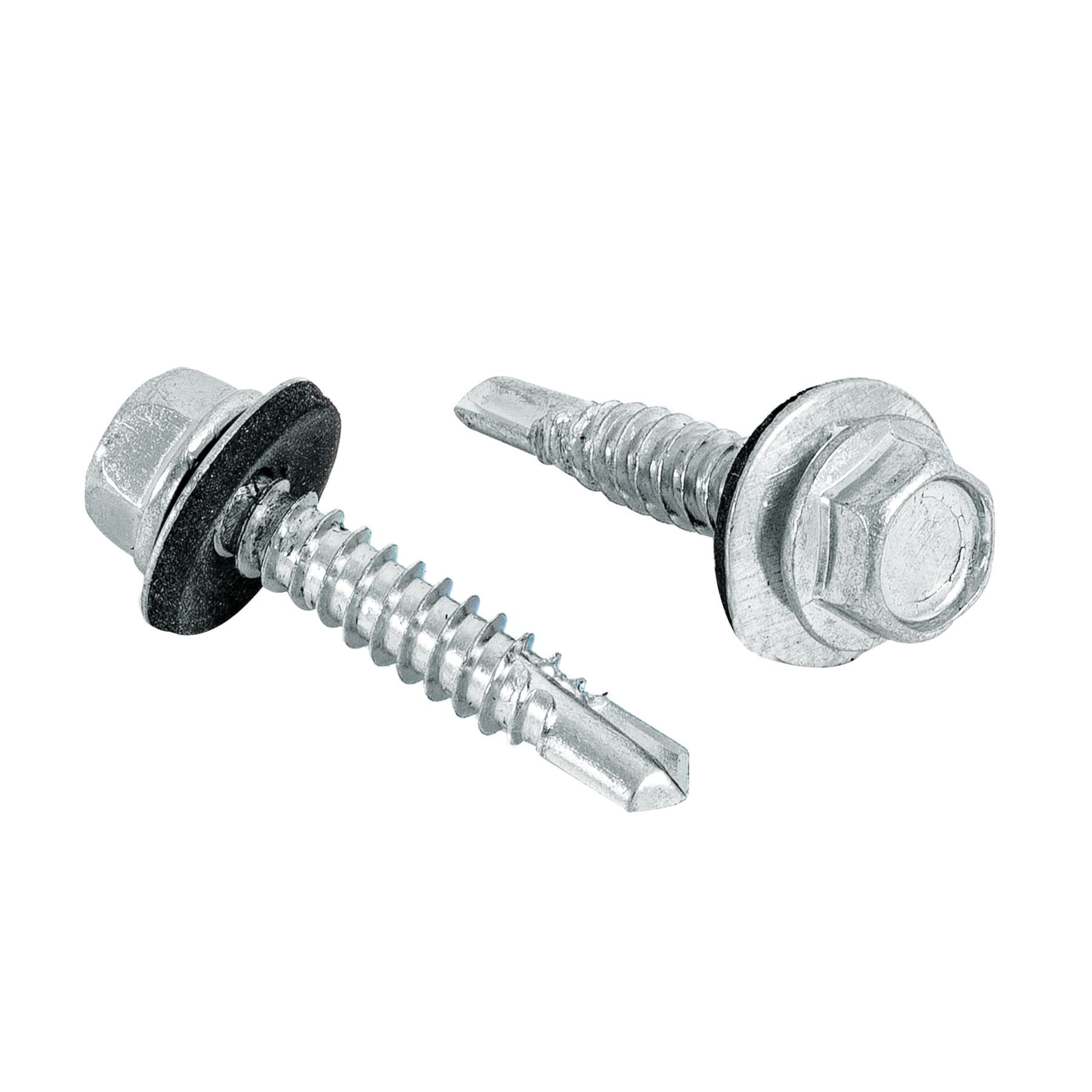 50 pijas #14 x 1-1/4" hexagonal, punta broca con rondana
