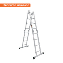 Escalera multiposición 16 peldaños, capacidad 150 kg, TRUPER