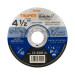 Disco abrasivo de corte preciso acero inox 4-1/2"x1mm TRUPER
