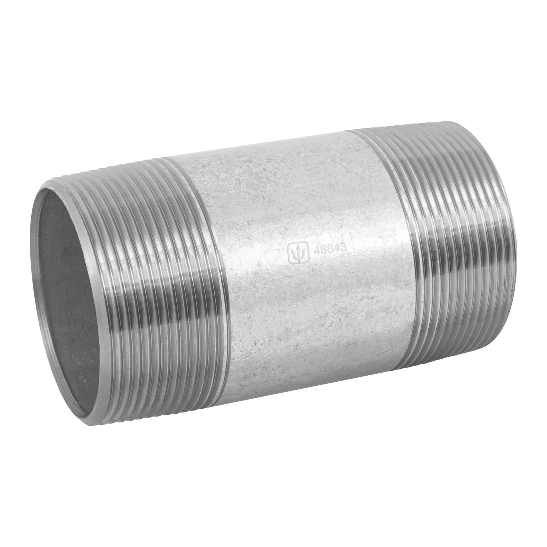 Niple de acero galvanizado, 2 x 4", FOSET