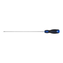 Desarmador de cruz 1/8" x 8" mango Comfort Grip, PRETUL
