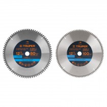 Disco sierras diámetro 12", centro de 1", para aluminio
