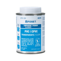 Limpiador para PVC y CPVC, lata 250ml, FOSET