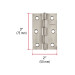 Bisagra rectangular 3" acero inoxidable, HERMEX