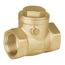 Válvula check horizontal de latón, 3/4", FOSET
