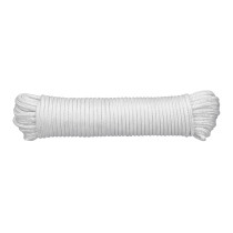 Piola de poliéster diamante de 6mmx30m blanca, madeja, FIERO