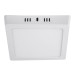 Luminario LED plafón 12W 6500K, cuadrado, blanco, VOLTECK