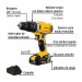 Combo rotomartillo/dest + dest/impacto, 20V, PRETUL