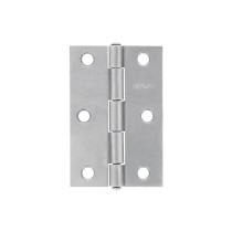 Bisagra rectangular 3" acero pulido, HERMEX
