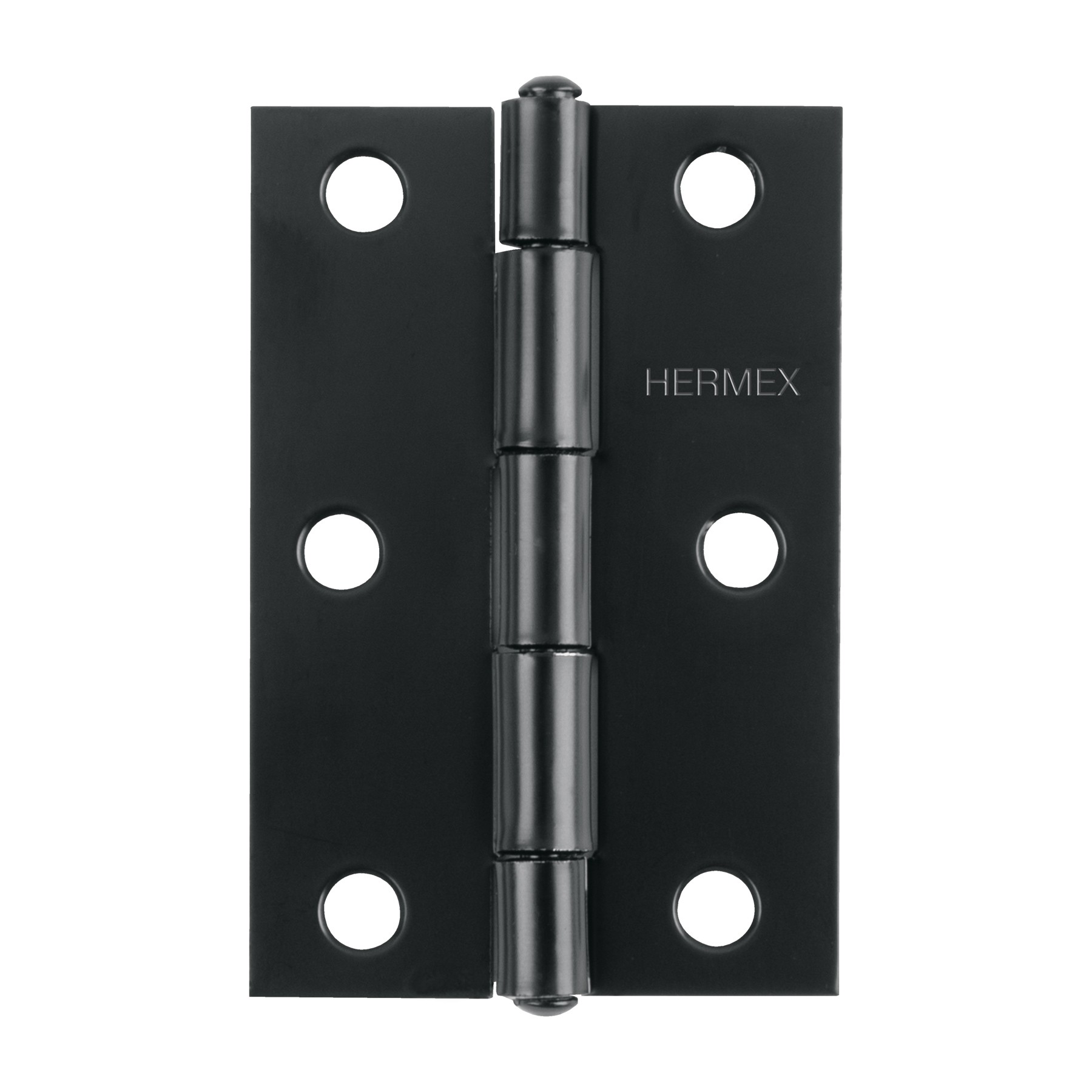 Bisagra rectangular 3" negra, Hermex
