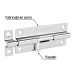 Pasador de barril de acero cromo 5", HERMEX