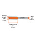 Broca para router, recta 2 filos, 5/16", TRUPER