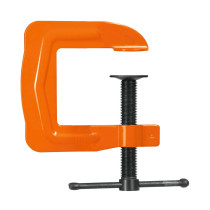 Prensa 2-1/2" troquelada de acero, TRUPER