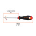 Desarmador plano 3/16" x 4" mango Comfort Grip, TRUPER