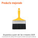 Brocha uso general de 6" con mango de plástico, PRETUL