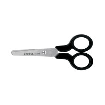 Tijera 4-1/2" de acero inoxidable punta roma escolar, PRETUL
