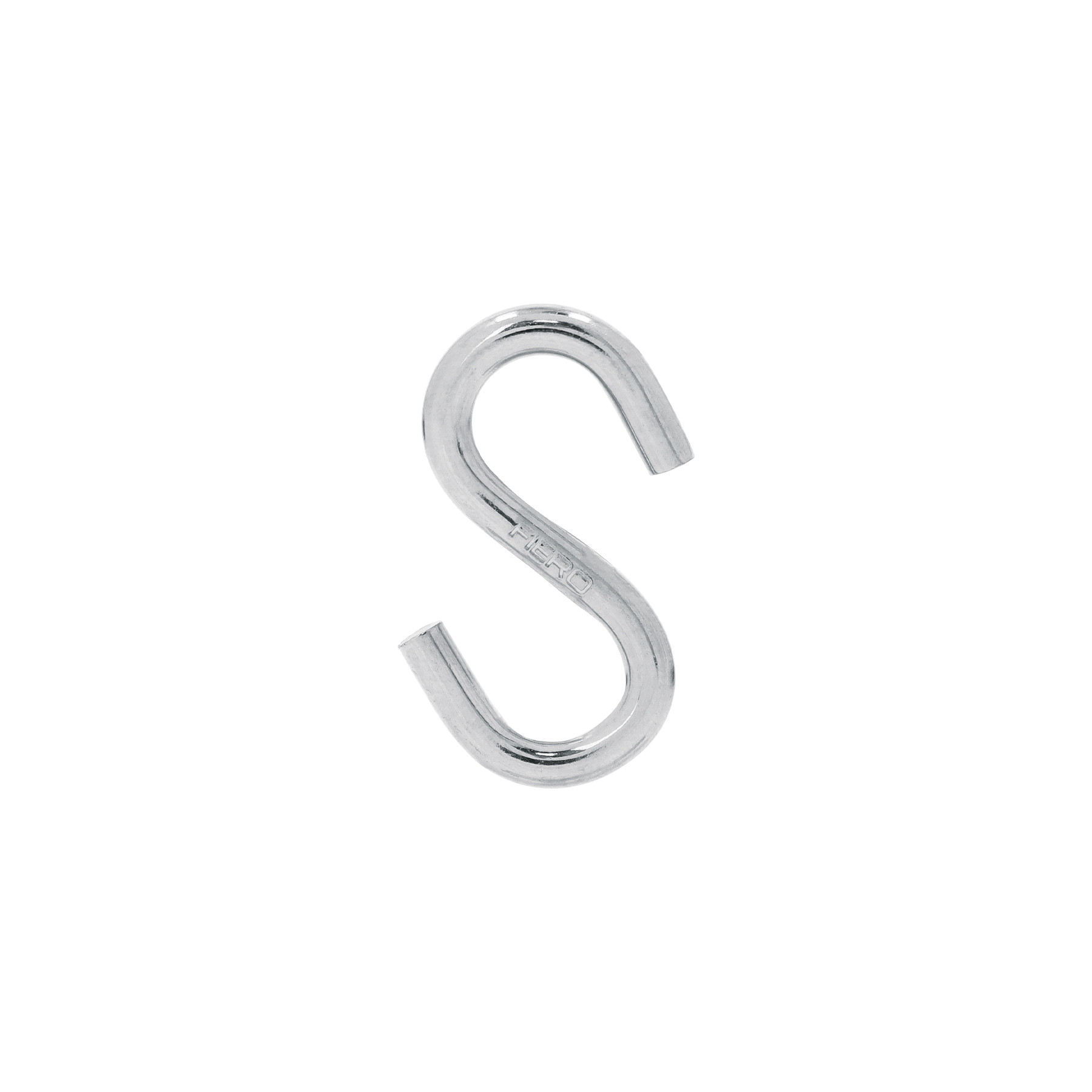 Gancho "S" de 3/16" de acero para cable, FIERO