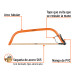 Arco jardinero tubular de 30", TRUPER