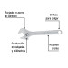 Llave ajustable (perico) 15" cromada, PRETUL