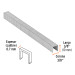 Caja con 5000 grapas corona 3/8" calibre 22, 10mm p/ENNE-70