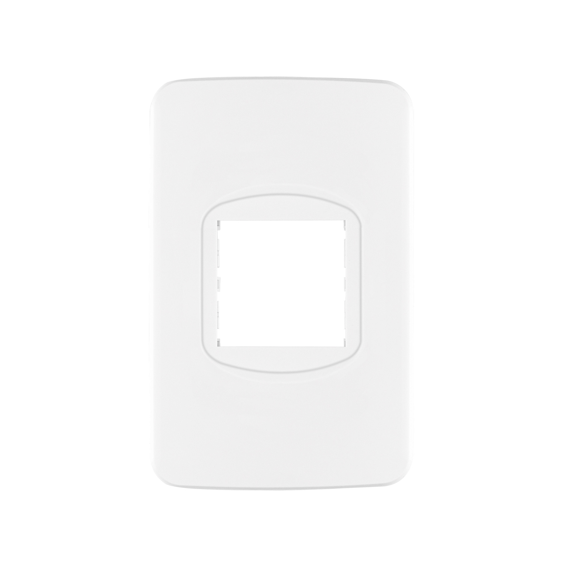 Placa de 1 ventana 1.5 módulos, línea Toledo, BASIC
