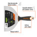 Espátula flexible 8" acero inoxidable, Comfort Grip, EXPERT