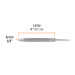Lima triángulo pesado 4", 34 dpp, TRUPER