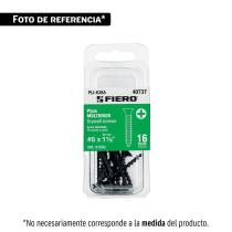 Blíster 20 pijas 6 x 1" cabeza plana phillips multiusos