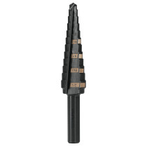 Broca escalonada óxido negro 13 escalones 1/8" a 1/2",Truper