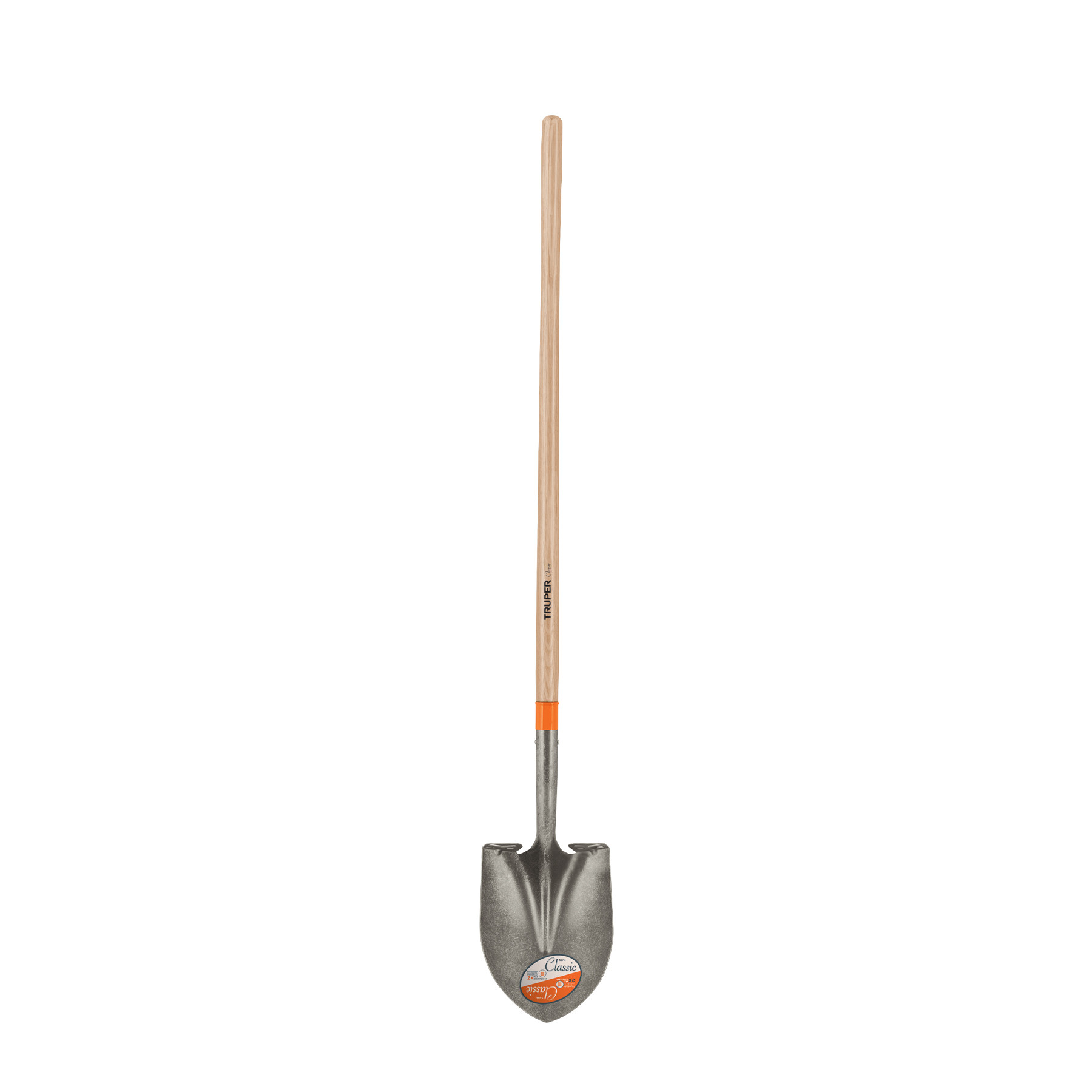 Pala redonda Classic, mango largo 48", TRUPER