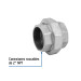 Tuerca unión 2" acero galvanizado, FOSET